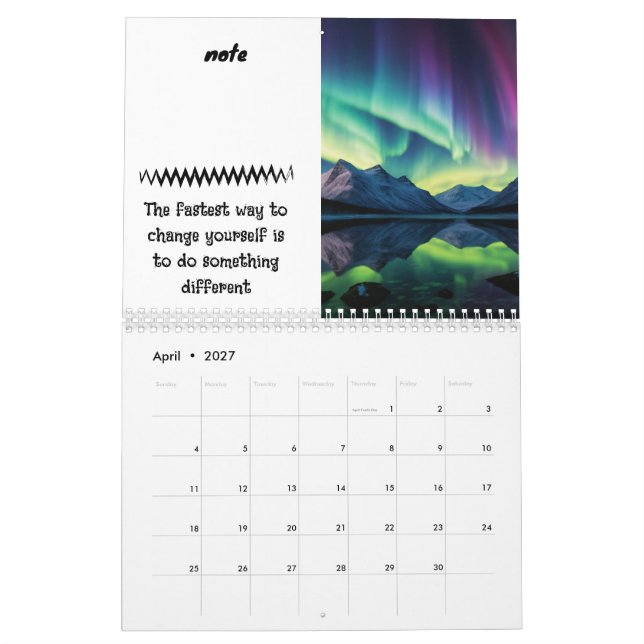 2027 Customizable Celestial - Add Your Photos Calendar (Apr 2027)