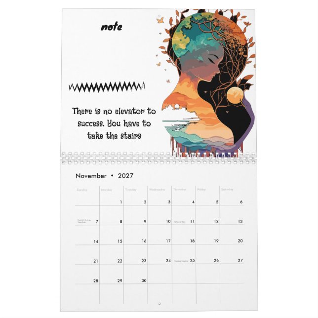 2027 Customizable Celestial - Add Your Photos Calendar (Nov 2027)