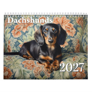 2027 Dachshunds Calendar