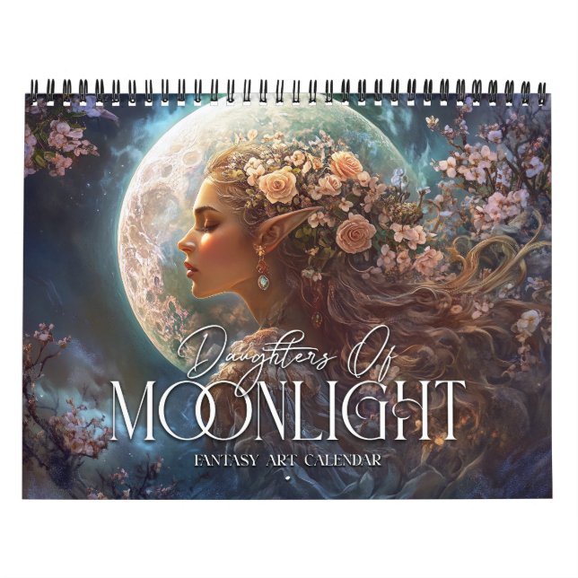 2027 Daughters Of Moonlight Fantasy Art Calendar (Cover)
