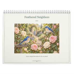 2027 Feathered Neighbours Garden Bird Calendar