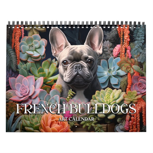2027 French Bulldog Art Calendar (Cover)