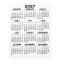 2027 Full Year View Calendar - Basic Minimal Card