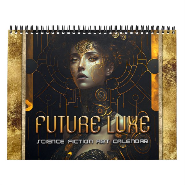 2027 Future Luxe Sci-Fi Women Art Calendar (Cover)