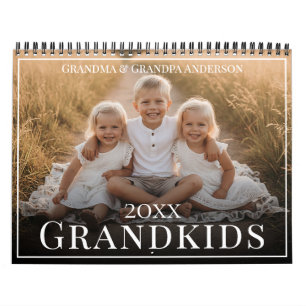 2027 Grandkids Custom Photo Grandchildren Calendar