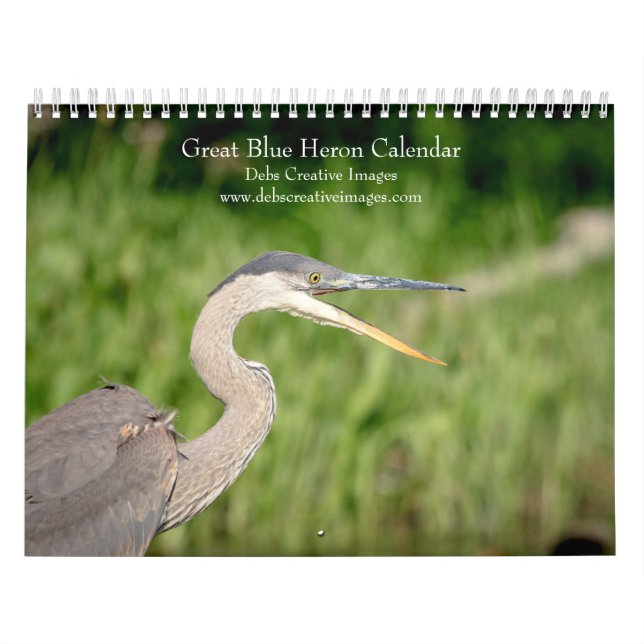 2027 Great Blue Herons | Wetland Wildlife Calendar (Cover)