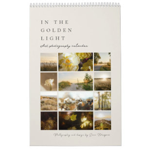 2027 In The Golden Light calendar (SINGLE PAGE)