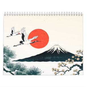 2027 Japanese Hanafuda Calendar, Birds & Flowers Calendar