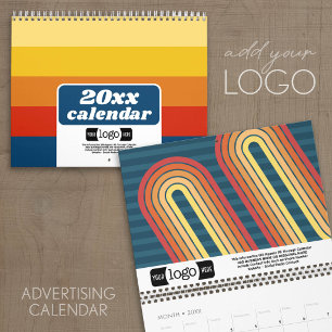 2027 Logo - Business Gift - Interesting Patterns Calendar