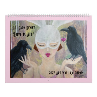 2027  Love is All Whimsical Art  Calendar