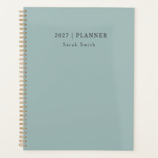 2027 Minimal Weekly Monthly Non Dated Planner