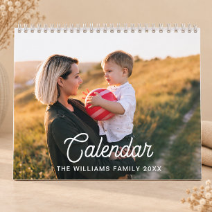 2027 Modern Create Your Own Custom Family Photo Calendar