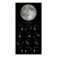 2027 Moon Phase Wall Calendar 14 x 28 inches