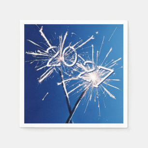 2027 New Years Sparklers Napkin