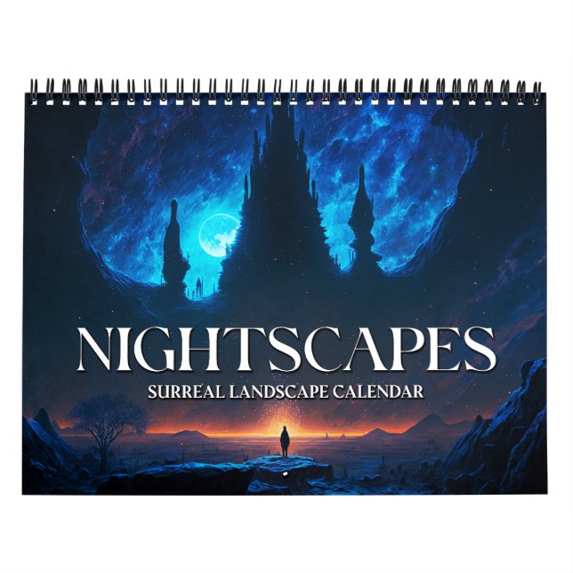 2027 Nightscapes 1 Surreal Landscape Art Calendar (Cover)