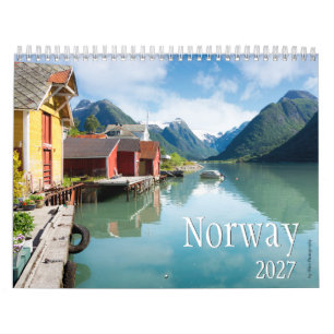 2027 Norway landscape photography Calendar