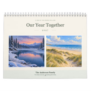 2027 Our Year Together Custom Photo Calendar