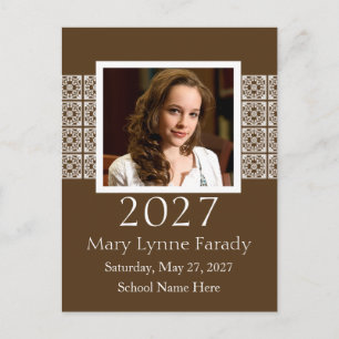 2027 Photo Graduation Party Announcements