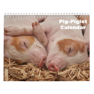 2027 Pig-Piglet Calendar