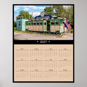 2027 Port Henry Diner Wall Calendar - Adirondacks Poster