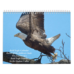 2027 Posterized Bald Eagles   Wildlife Art Calendar