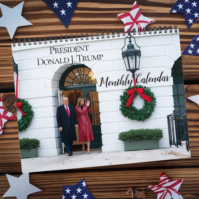 2027 President Donald Trump Calendar Photo Gift (president donald trump calendar)