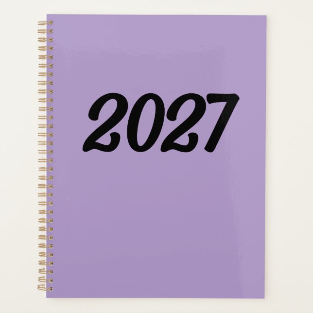 2027 Purple  Planner (Front)