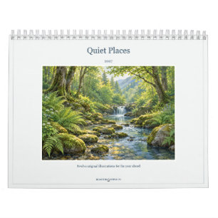 2027 Quiet Places Landscape Art Calendar