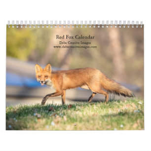 2027 Red Foxes   Woodland Wildlife Photography Calendar