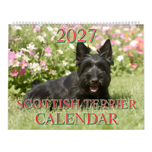 2027 SCOTTISH TERRIER CALENDAR