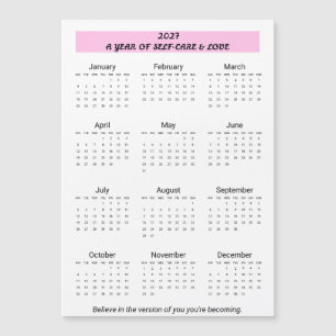 2027 Self-Care Calendar 
