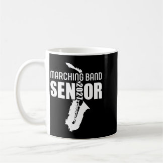 2027 Senior Saxophone Player Marching Band Coffee Mug
