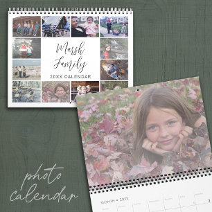 2027 Simple Modern Custom Photo - 13 Pictures Cale Calendar