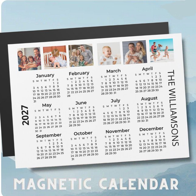 2027 Six Photos Calendar Magnet  (Creator Uploaded)