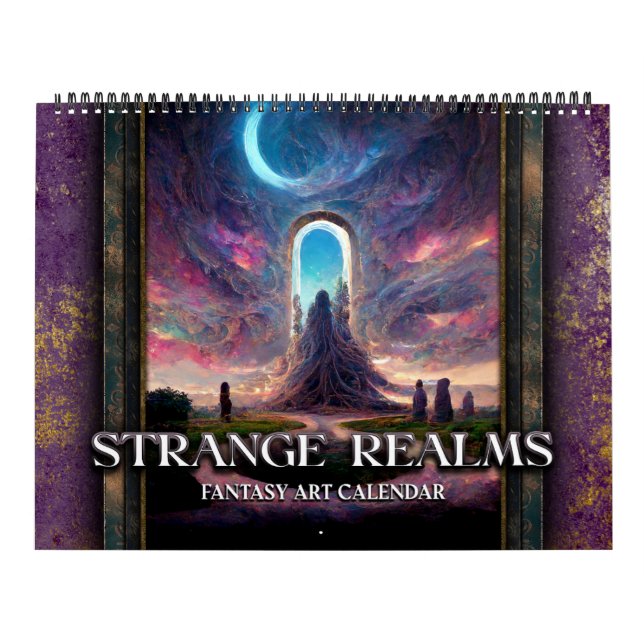 2027 Strange Realms 3 Fantasy Sci-Fi Calendar (Cover)