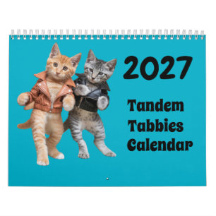 2027 Tandem Tabbies Cat Calendar