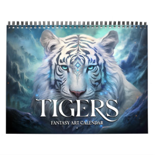 2027 Tigers Fantasy Art Calendar