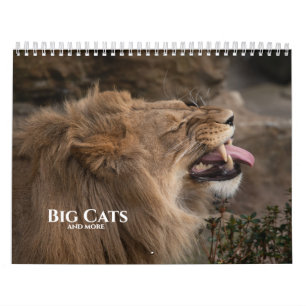 2027 Timeless Wild Cats Collection Calendar
