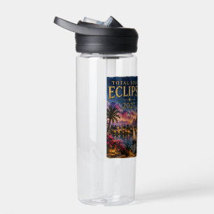 2027 Total Solar Eclipse Egypt Water Bottle