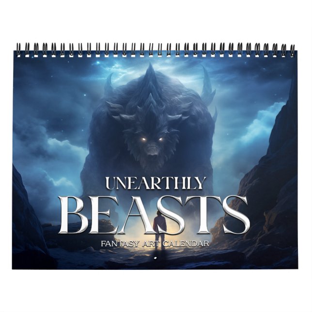 2027 Unearthly Beasts Fantasy Art Calendar (Cover)