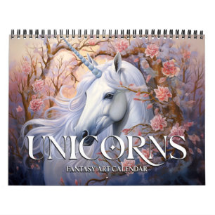 2027 Unicorns Fantasy Art Calendar