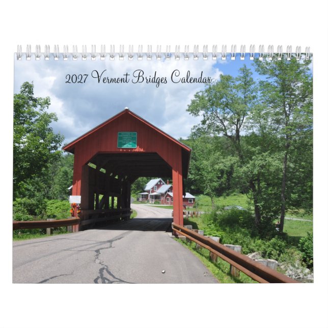 2027 Vermont Bridges Calendar (Cover)