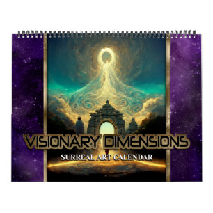 2027 Visionary Dimensions 2 Surreal Art Calendar