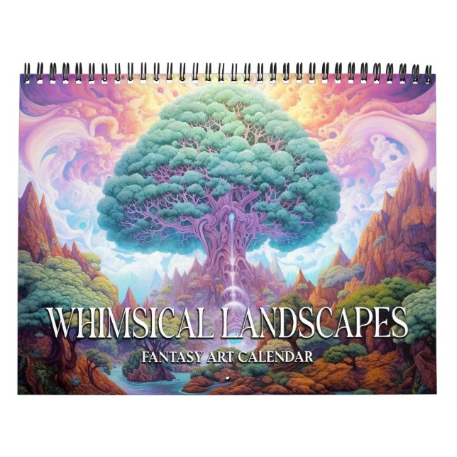 2027 Whimsical Landscapes 2 Calendar (Cover)