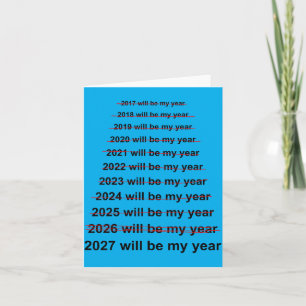 2027 Will Be Year Funny New Year Resolution Meme Card