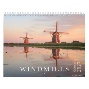 2027 windmills photography in the Netherlands  Calendar