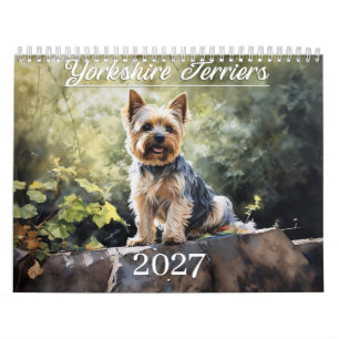 2027 Yorkshire Terriers Calendar