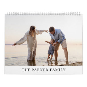 2027 Your Photos Custom Family Picture Gift Calendar