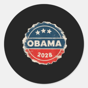 2028 3rd Term Presidential Election Classic Round Sticker
