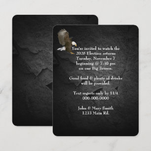 2028 Election Party Bald Eagle Invitation